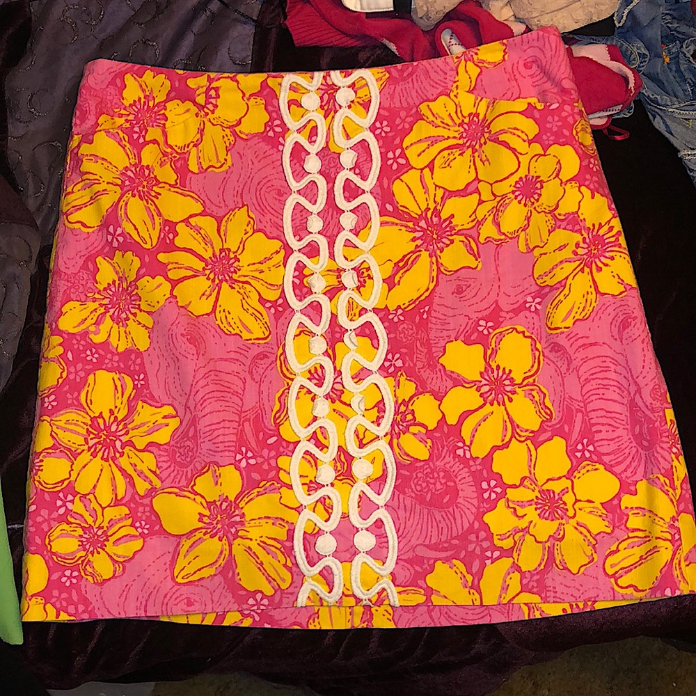 Lily Pulitzer Originals Ten Ton Bouquet Print Skirt